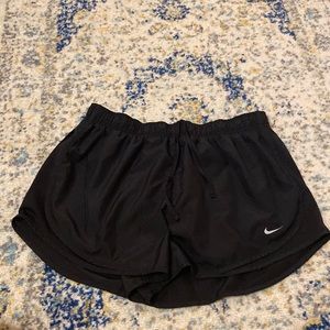 All black womens nike shorts